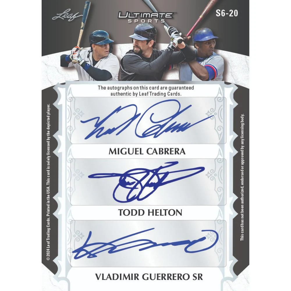 2024 Leaf Ultimate Sports Hobby Box - Image 3