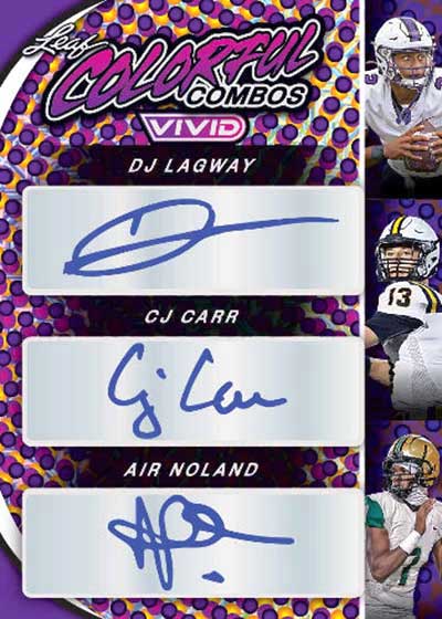 2024 Leaf Vivid Football Hobby Box - Image 6
