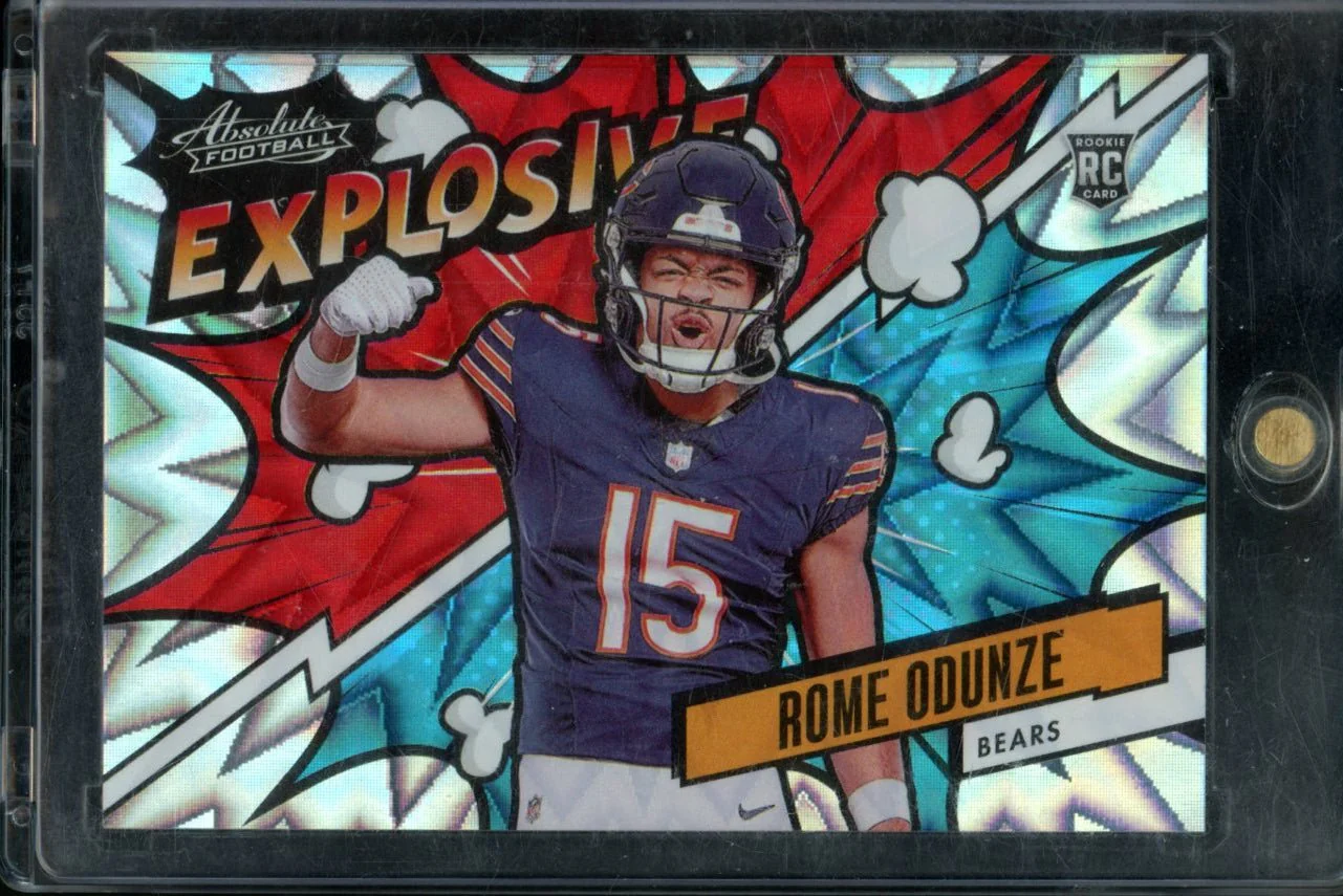2024 Panini Absolute Rome Odunze Explosive Rookie SSP Bears