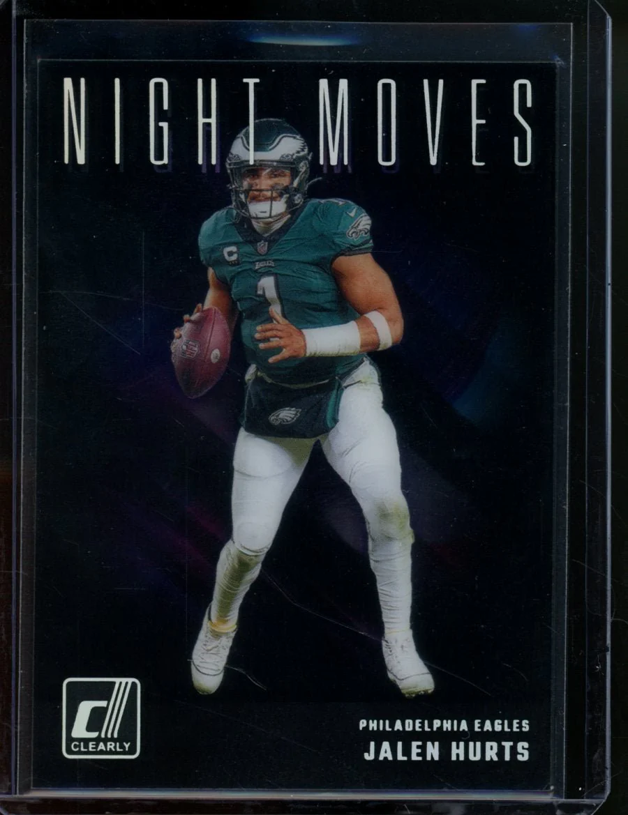 2024 Panini Donruss Clearly Jalen Hurts Night Moves SSP Eagles