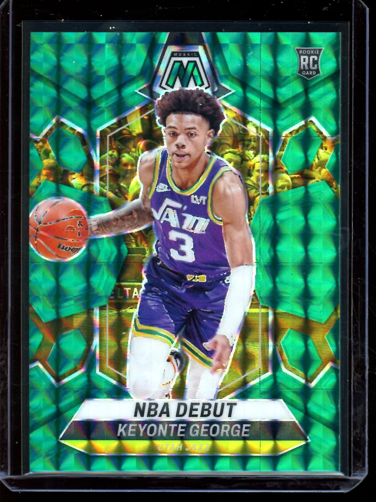 2024 Panini Mosaic Keyonte George Rookie Green /75 Jazz