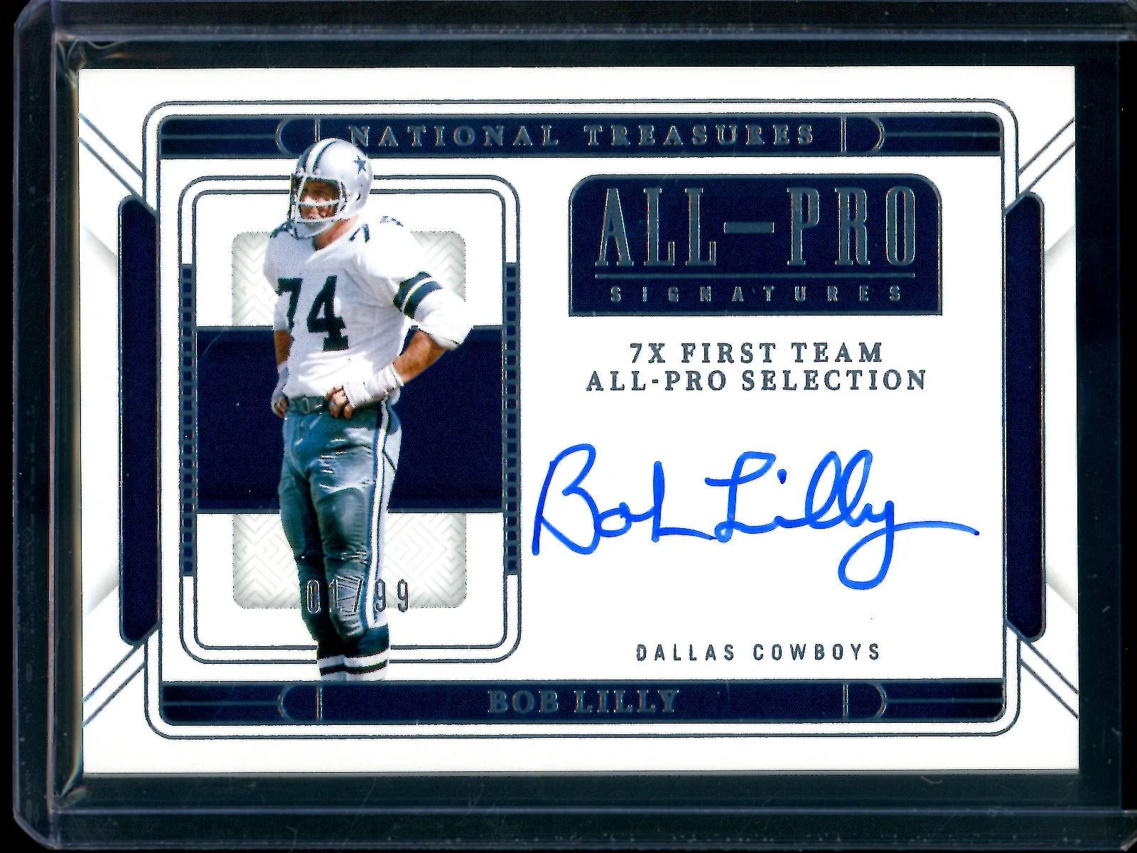 2024 Panini National Treasures Bob Lilly All-Pro Signatures /99 Cowboys