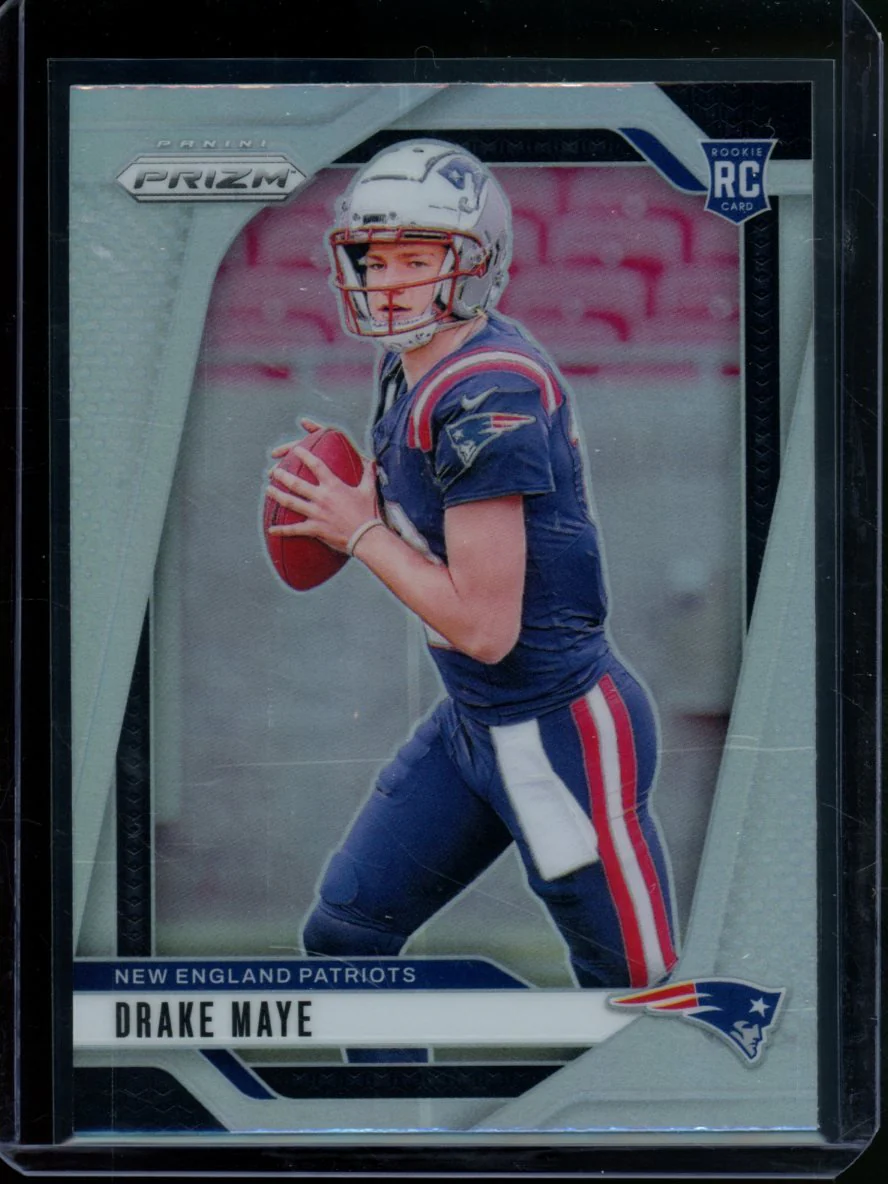 2024 Panini Prizm Drake Maye Rookie Silver Patriots