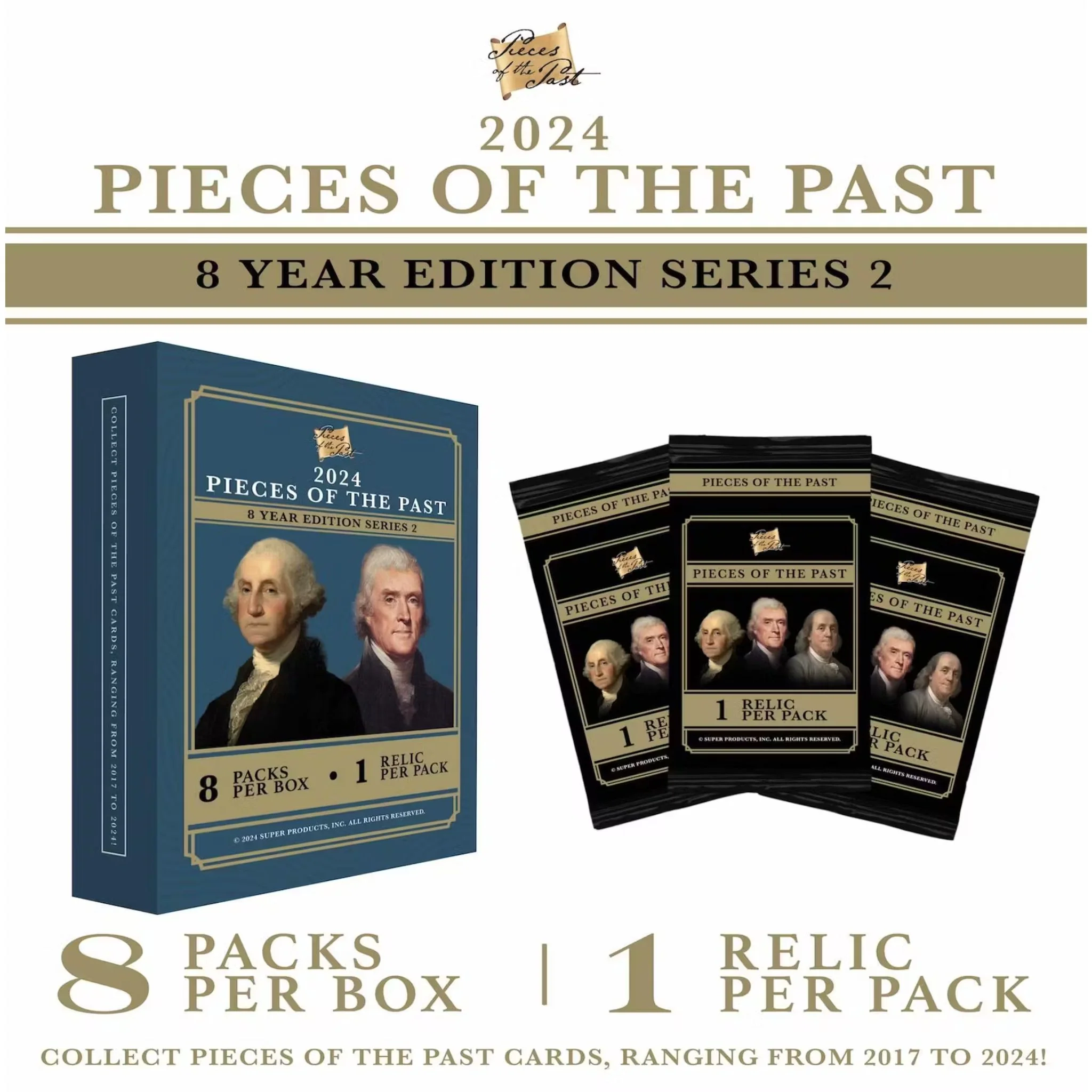 2024 Pieces of the Past 8 Year Collection Series 2 Hobby Box - Image 2