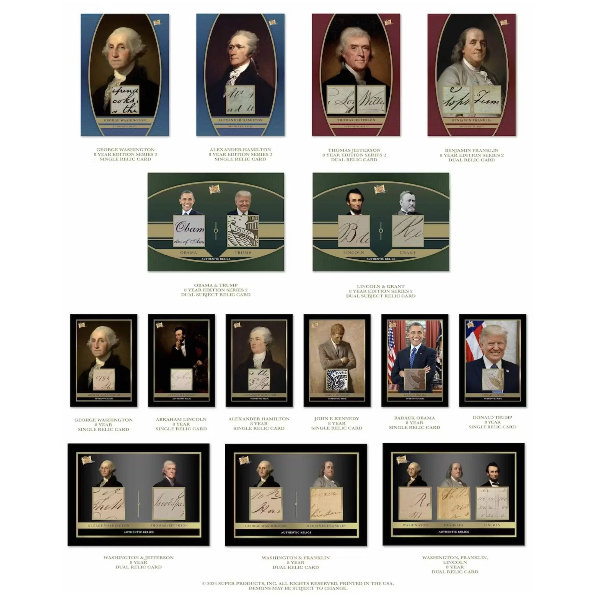2024 Pieces of the Past 8 Year Collection Series 2 Hobby Box - Image 3