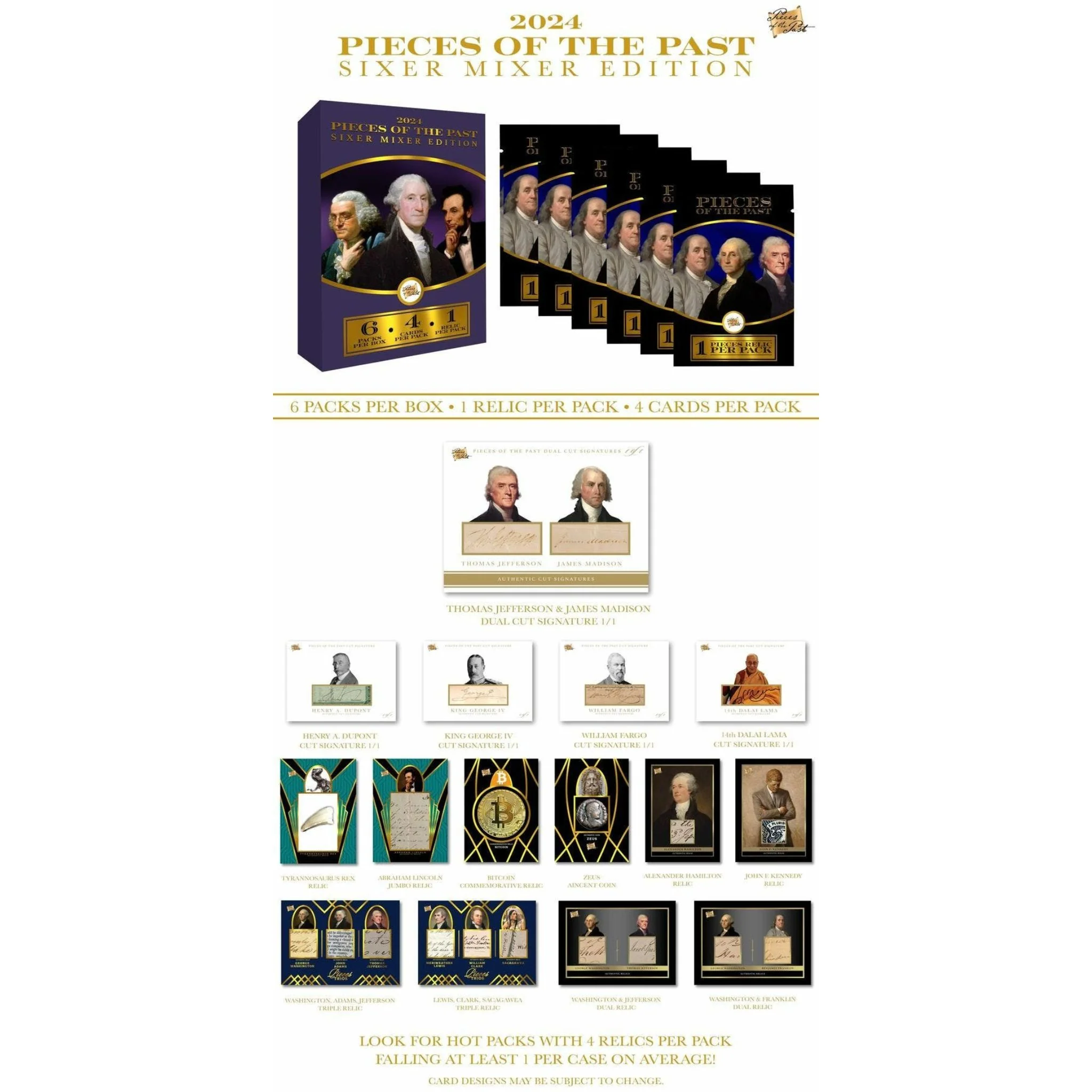 2024 Pieces of the Past Sixer Mixer Edition Collection Hobby Box - Image 2