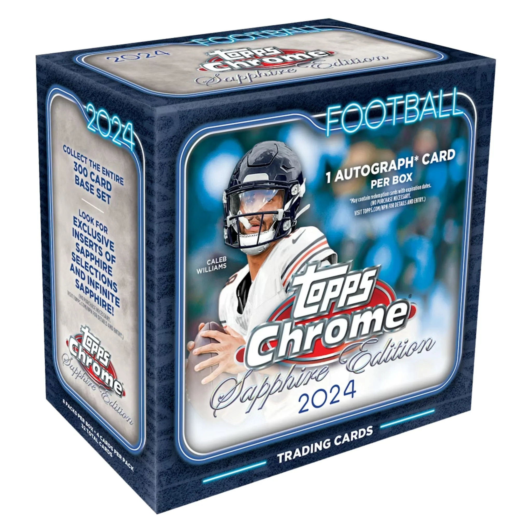 2024 Topps Chrome Sapphire Football Box