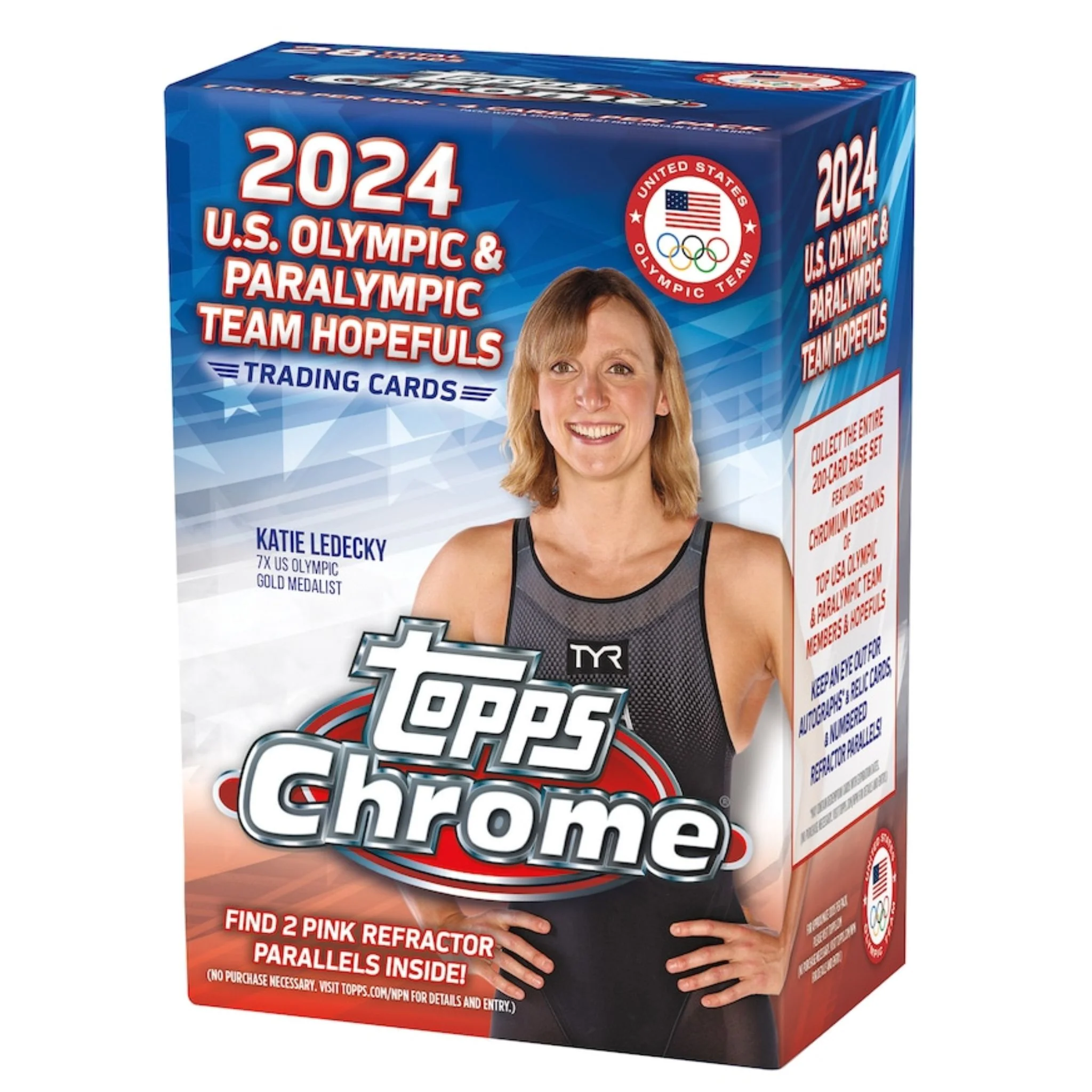2024 Topps Chrome US Olympic & Paralympic Hopefuls Blaster Box