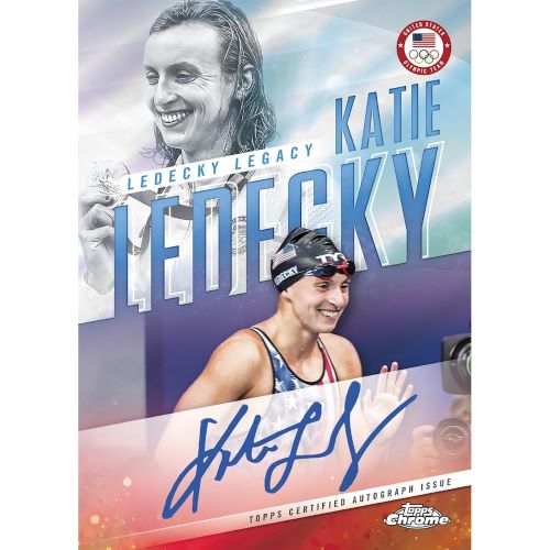 2024 Topps Chrome US Olympic & Paralympic Hopefuls Blaster Box - Image 5