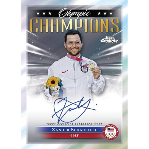 2024 Topps Chrome US Olympic & Paralympic Hopefuls Blaster Box - Image 8