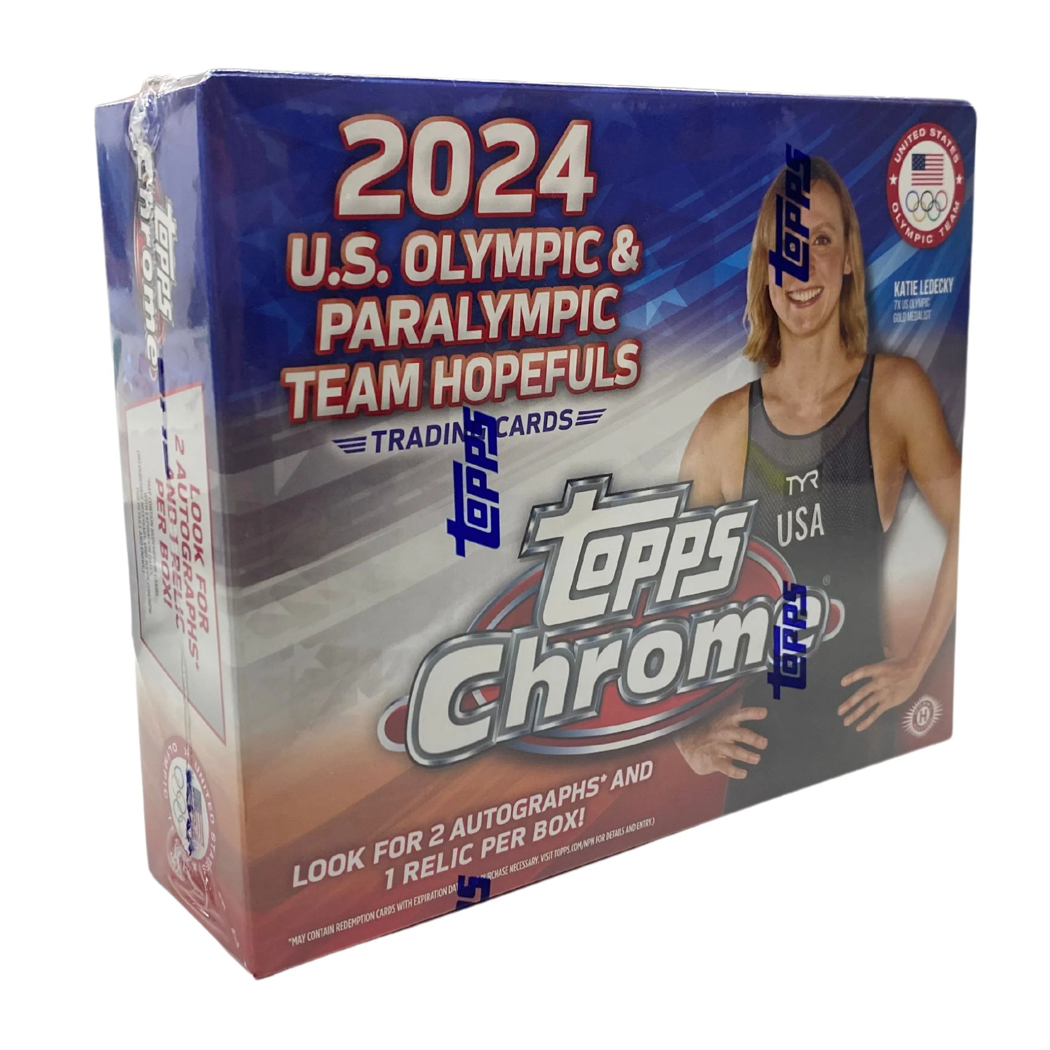 2024 Topps Chrome US Olympic & Paralympic Hopefuls Hobby Box
