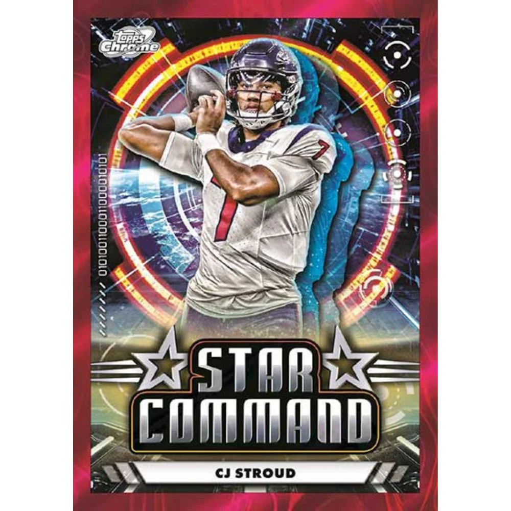 2024 Topps Chrome Cosmic Football Hobby Box - Image 3