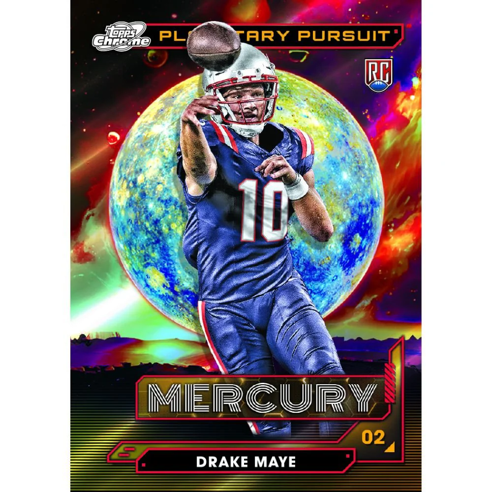 2024 Topps Chrome Cosmic Football Hobby Box - Image 6