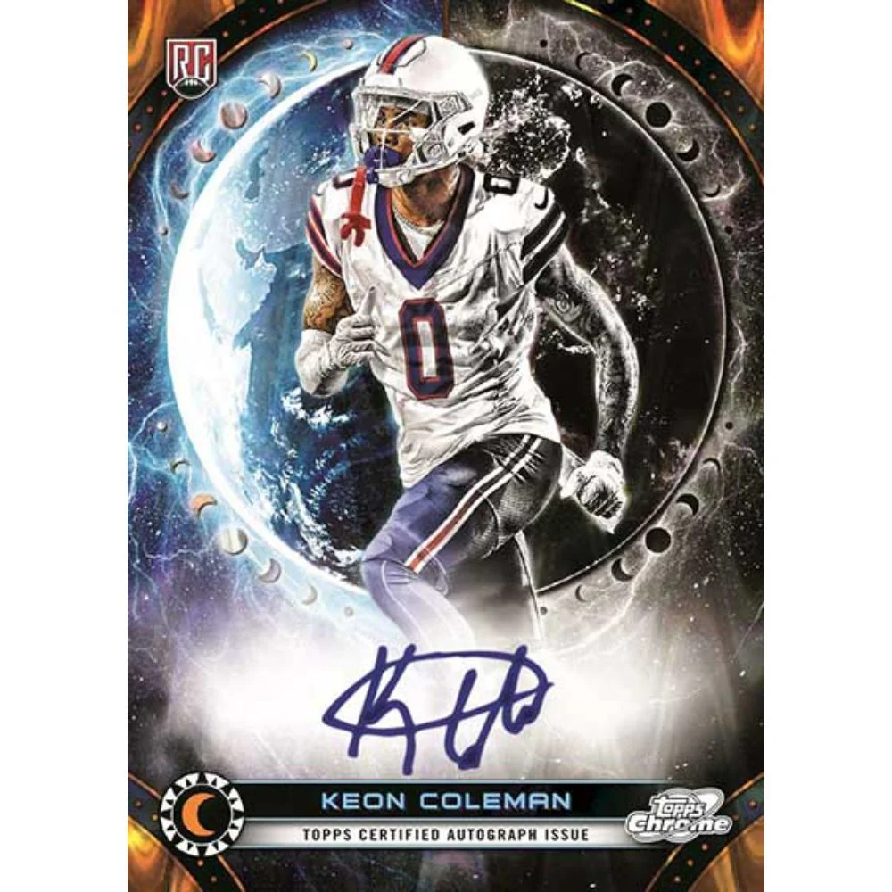 2024 Topps Chrome Cosmic Football Hobby Box - Image 8