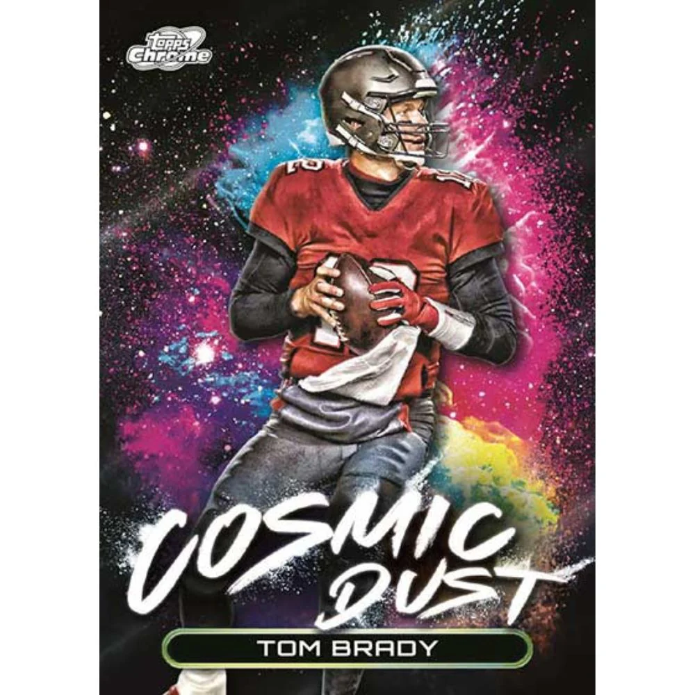 2024 Topps Chrome Cosmic Football Hobby Box - Image 9