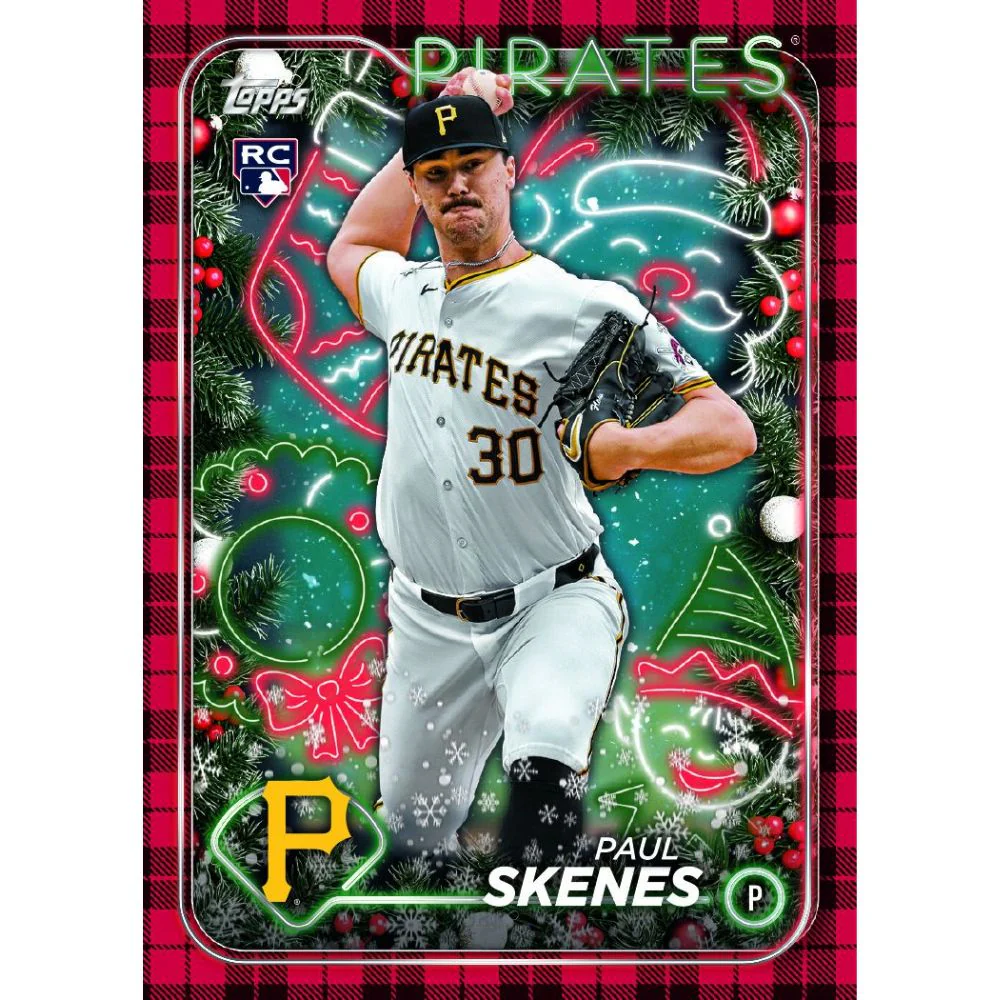 2024 Topps Holiday Baseball Tin - Image 4