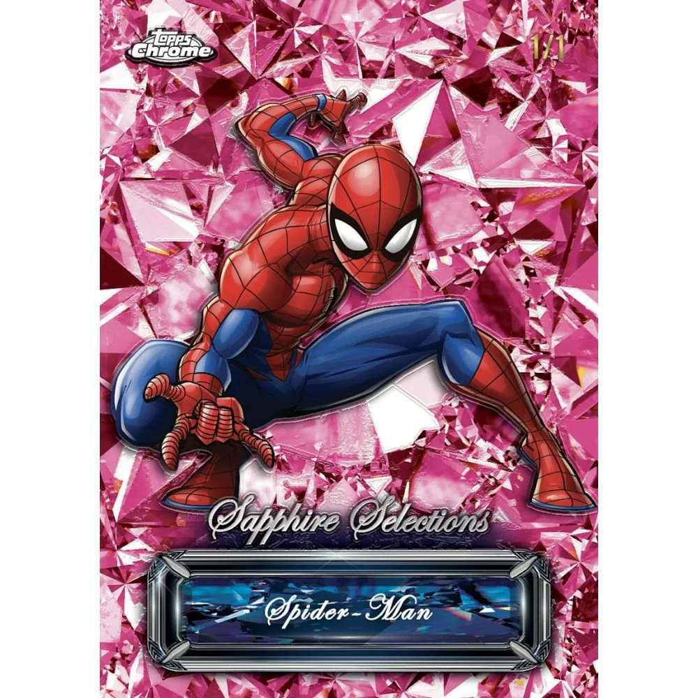 2024 Topps Chrome Sapphire Marvel Hobby Box - Image 4