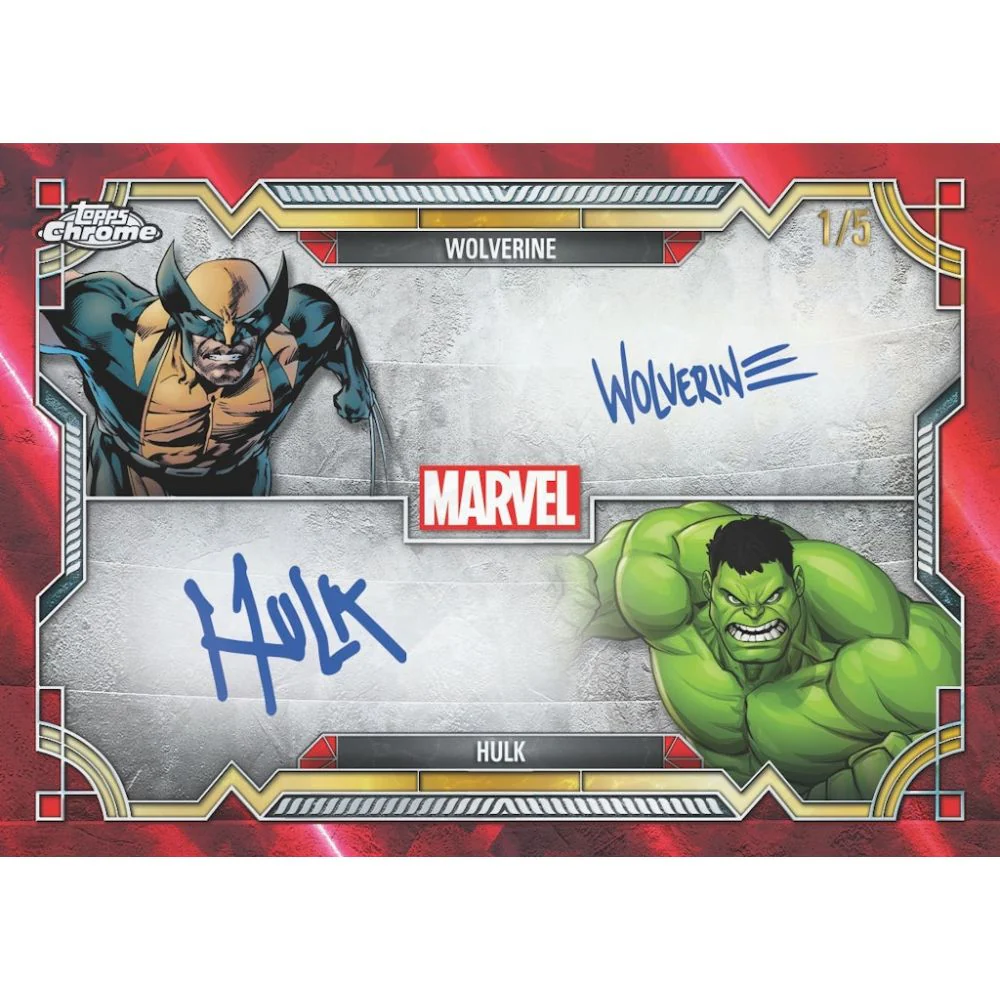 2024 Topps Chrome Sapphire Marvel Hobby Box - Image 5