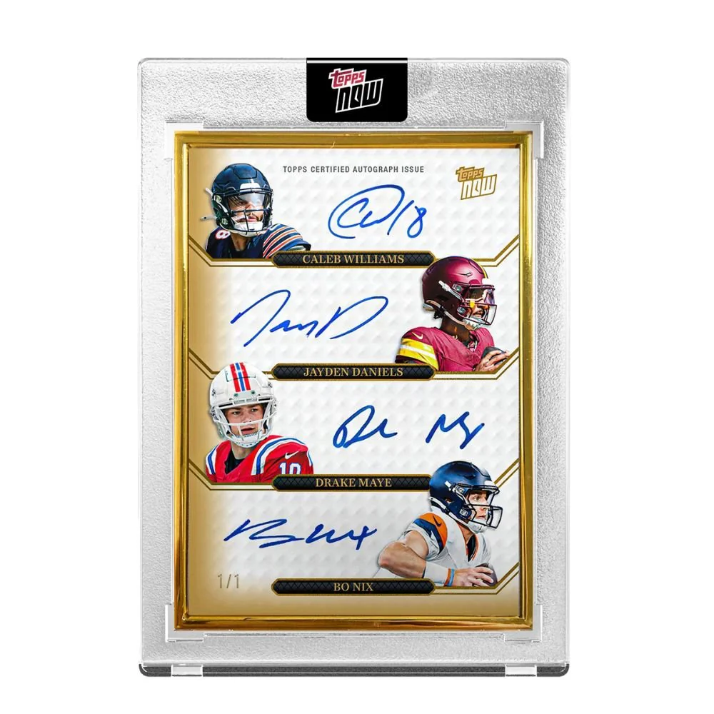 2024 Topps NOW® Football Rookie Campaign Quarterbacks Box - Image 2