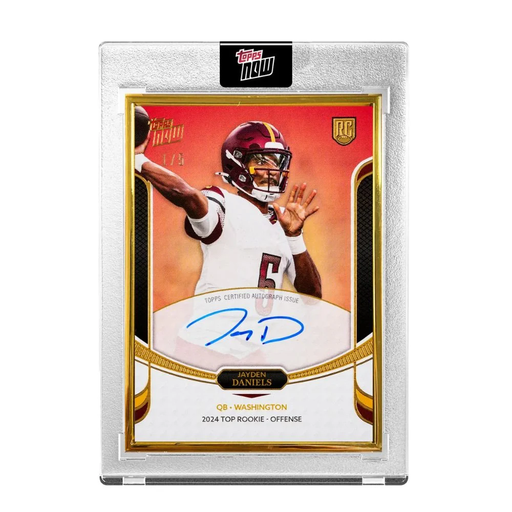 2024 Topps NOW® Football Rookie Campaign Quarterbacks Box - Image 9