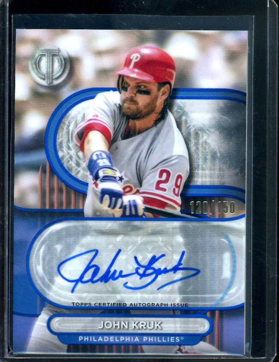 2024 Topps Tribute John Kruk Auto Blue /150 Phillies