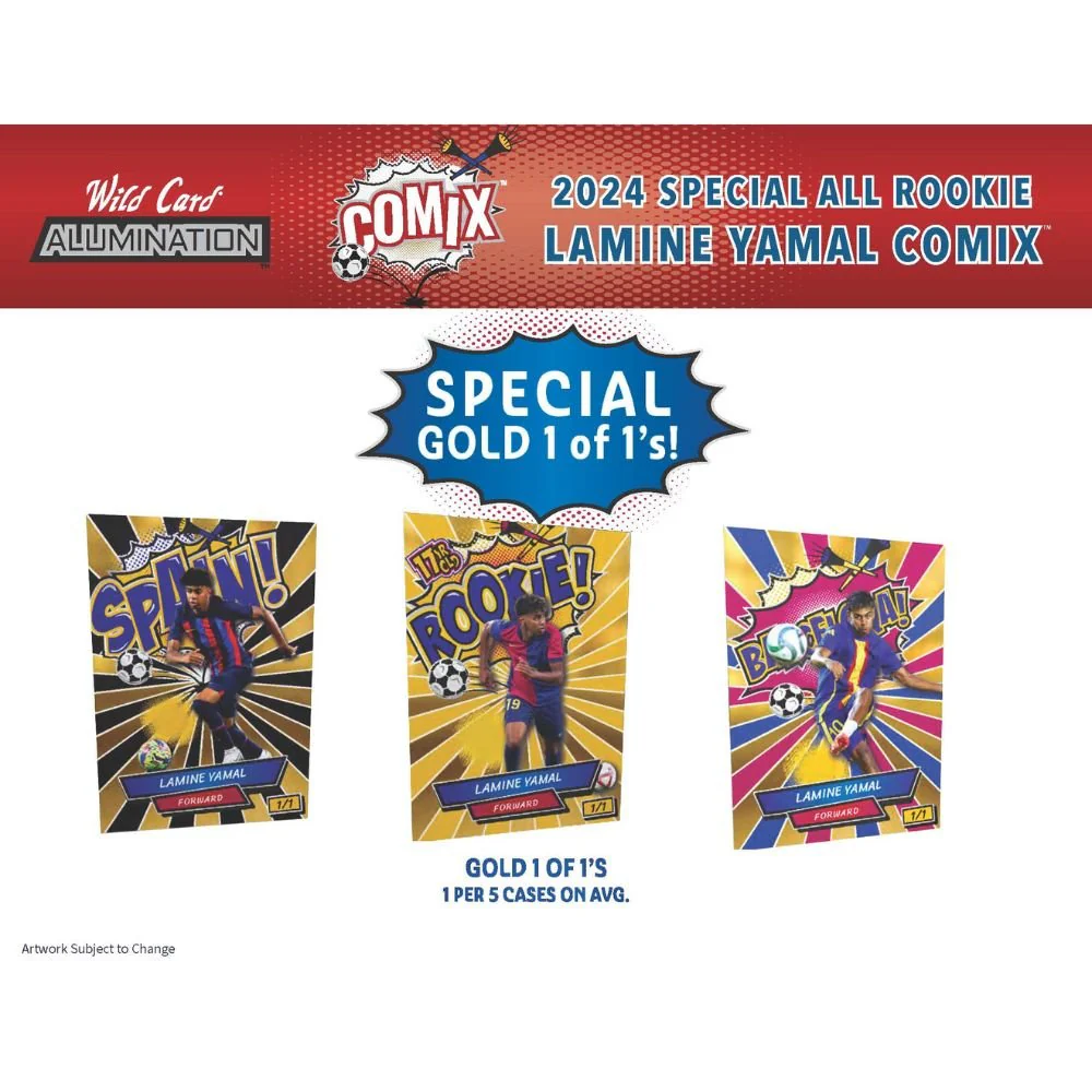 2024 Wild Card Alumination Lamine Yamal Comix Soccer Hobby Box - Image 5