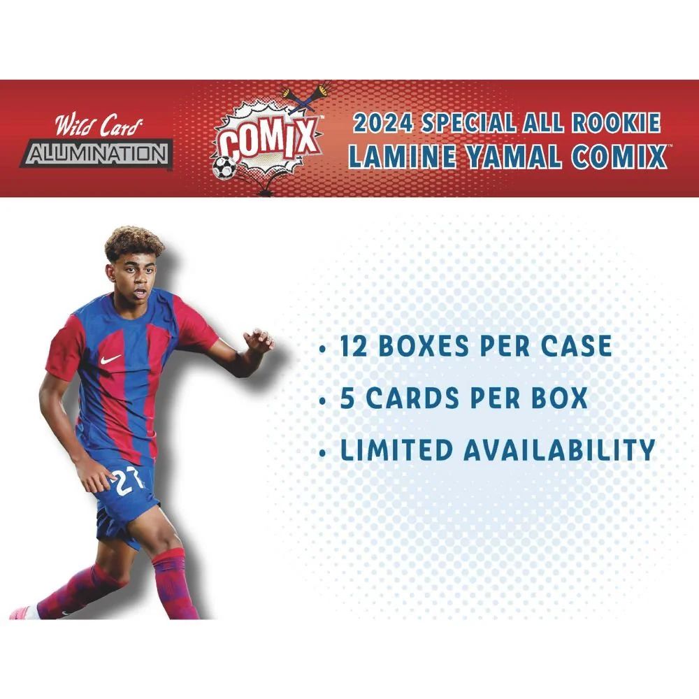 2024 Wild Card Alumination Lamine Yamal Comix Soccer Hobby Box - Image 8