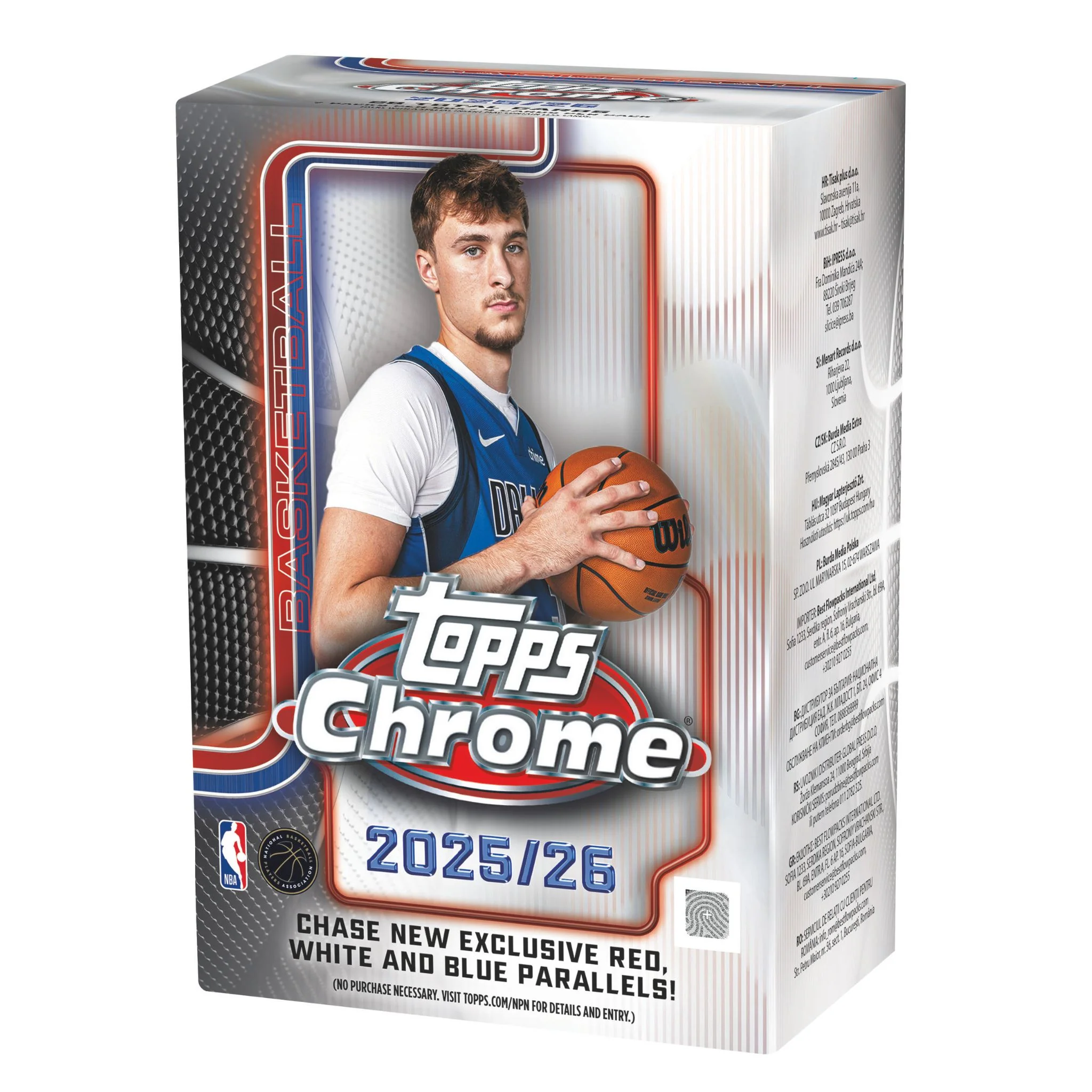 2025/26 Topps Chrome Basketball Blaster Box