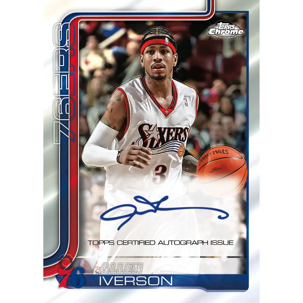 2025/26 Topps Chrome Basketball First Day Jumbo Box - Image 3