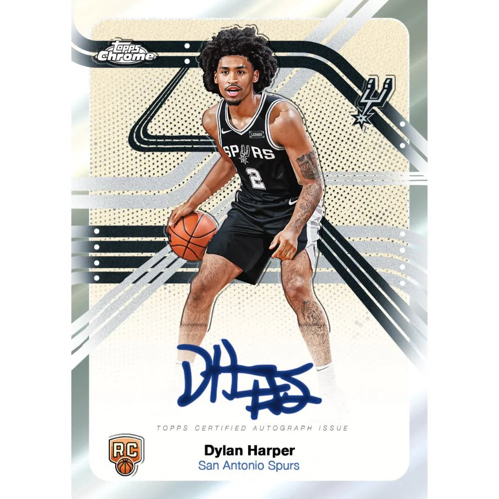 2025/26 Topps Chrome Basketball First Day Jumbo Box - Image 4