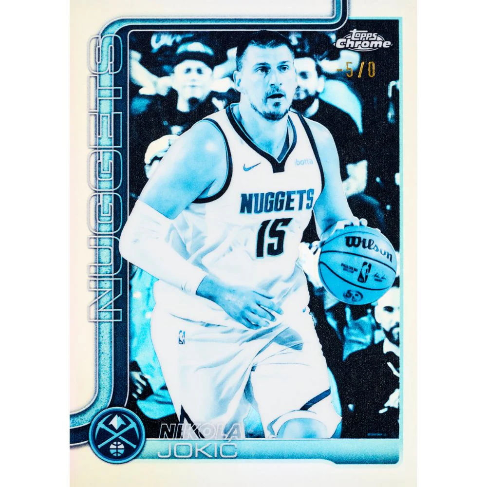 2025/26 Topps Chrome Basketball First Day Jumbo Box - Image 6