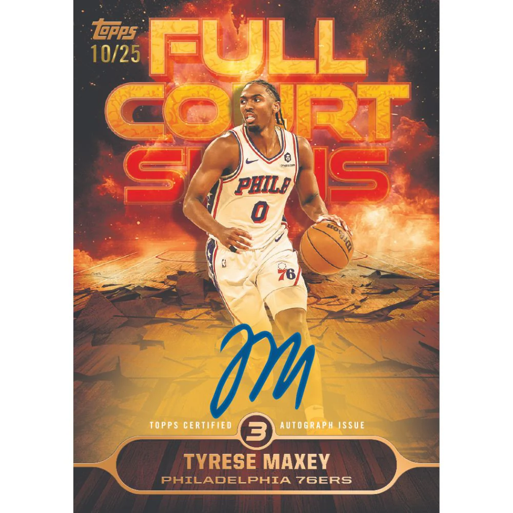 2025/26 Topps Three Basketball Hobby Box - Image 14