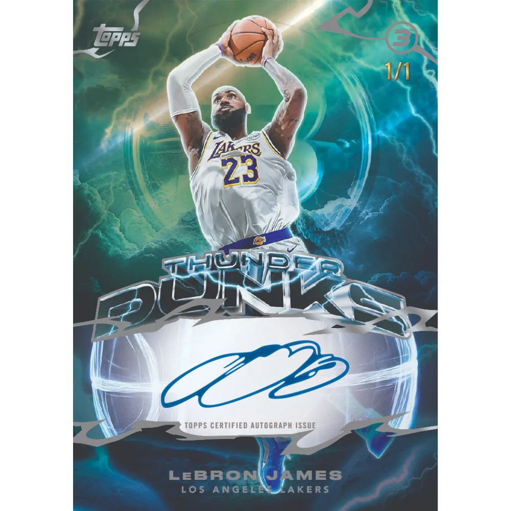 2025/26 Topps Three Basketball Hobby Box - Image 9