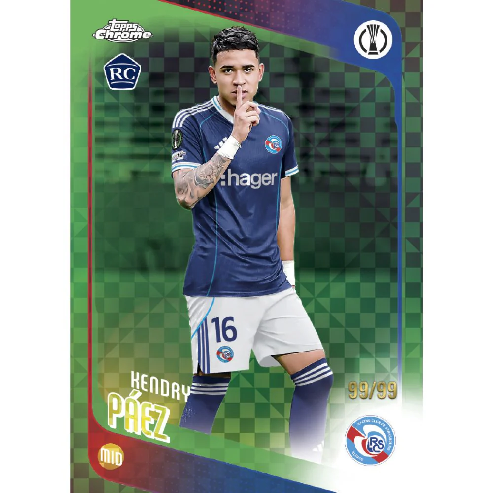 2025/26 Topps Chrome UEFA Club Competitions Soccer Hobby Box - Image 5