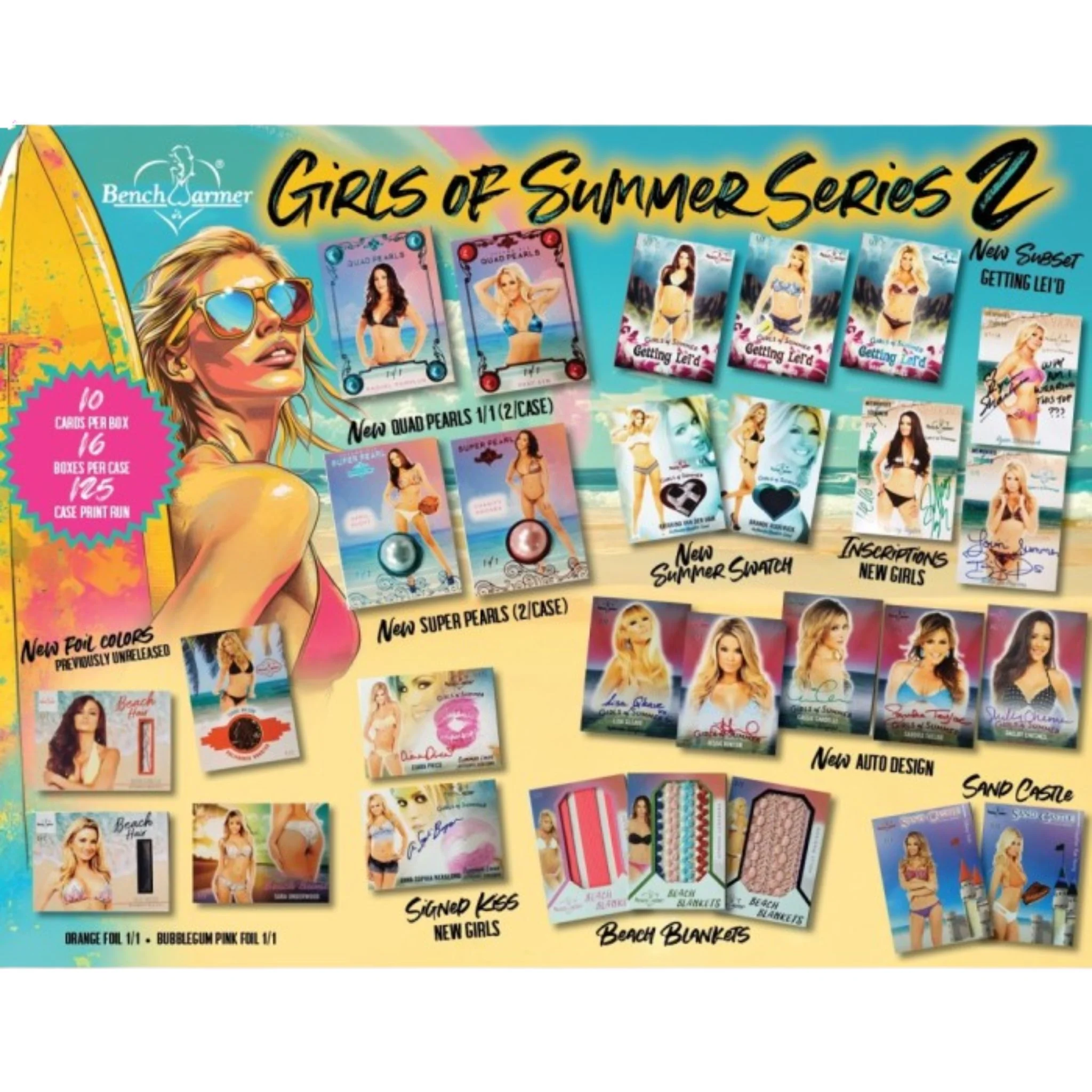 2025 Benchwarmer Girls of Summer Series 2 Hobby Box - Image 2