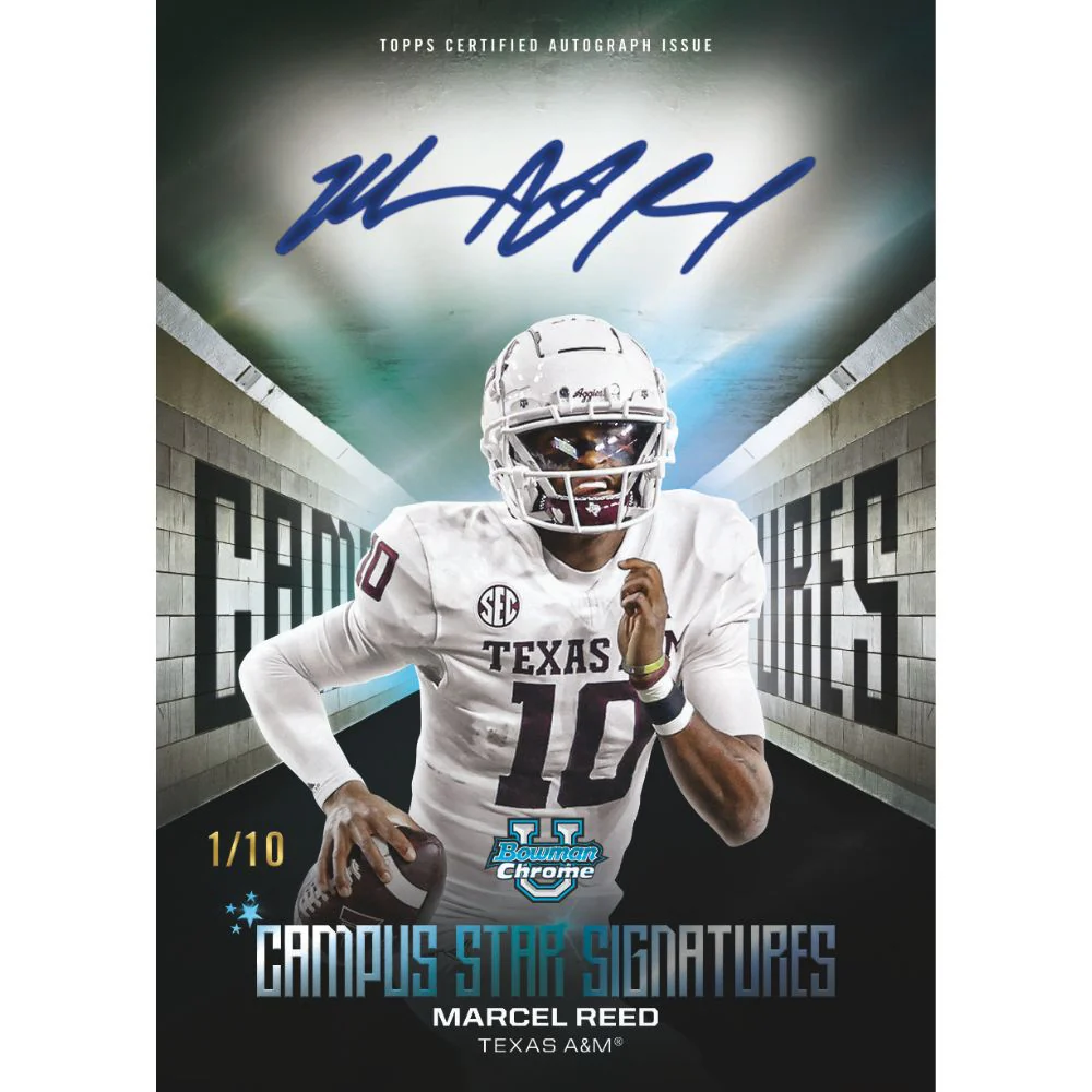 2025 Bowman University Chrome Football Blaster Box - Image 2