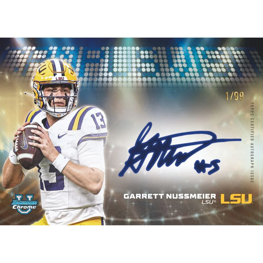 2025 Bowman University Chrome Football Blaster Box - Image 3