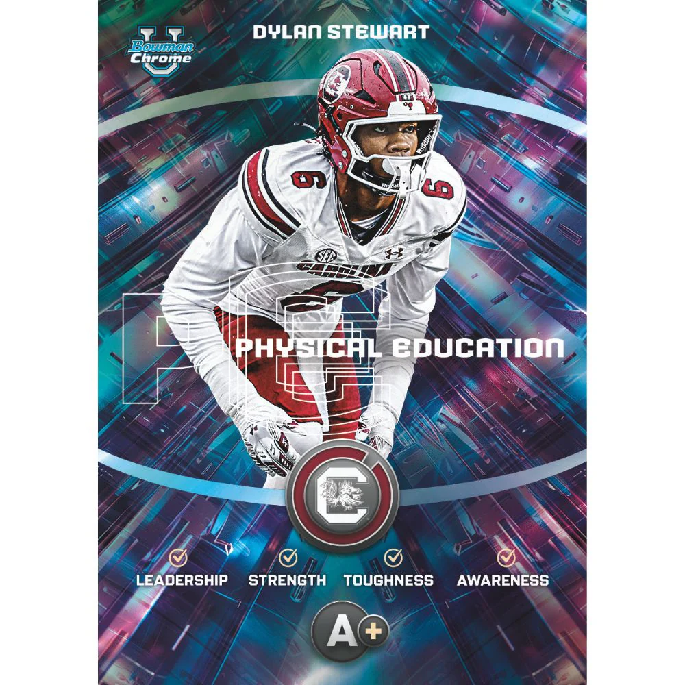 2025 Bowman University Chrome Football Blaster Box - Image 6
