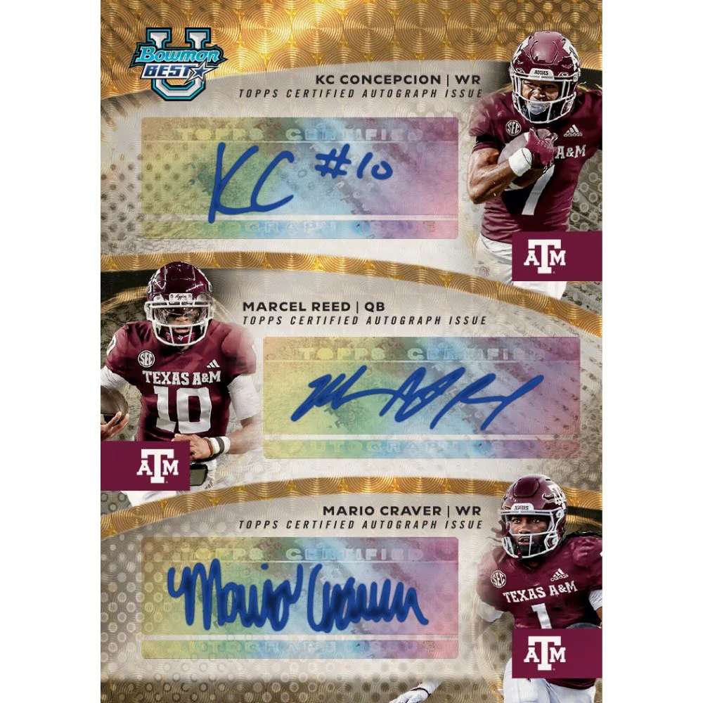2025 Bowman's Best University Football Hobby Box - Image 3