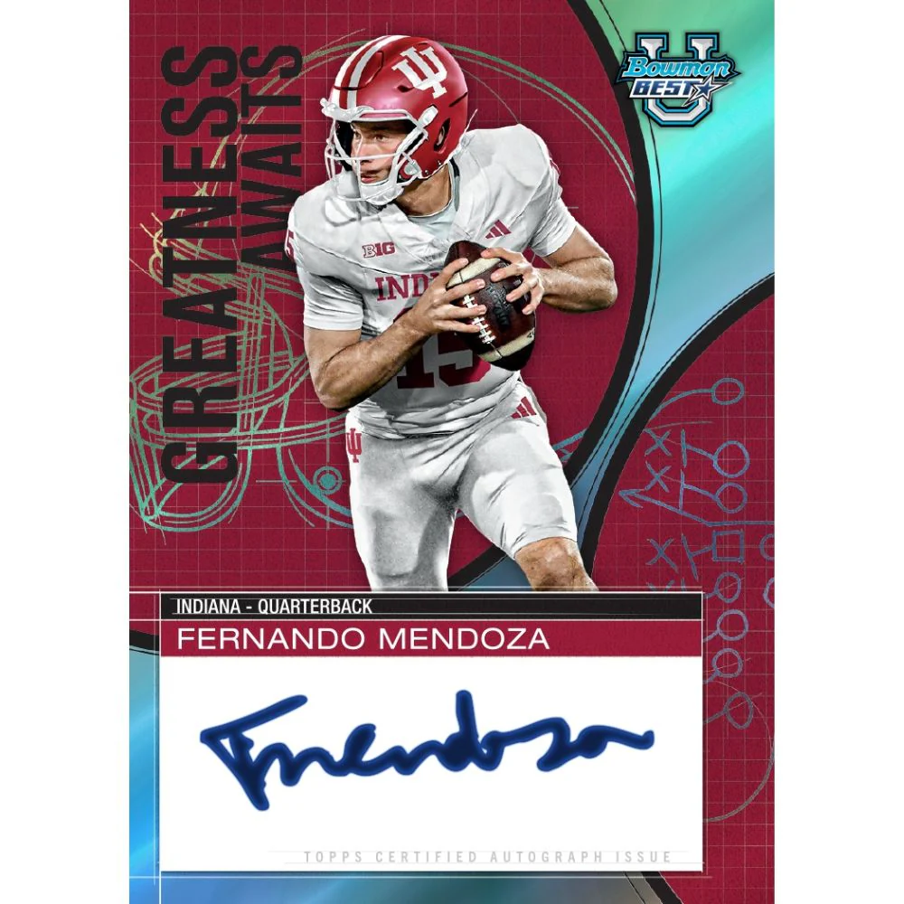 2025 Bowman's Best University Football Hobby Box - Image 5