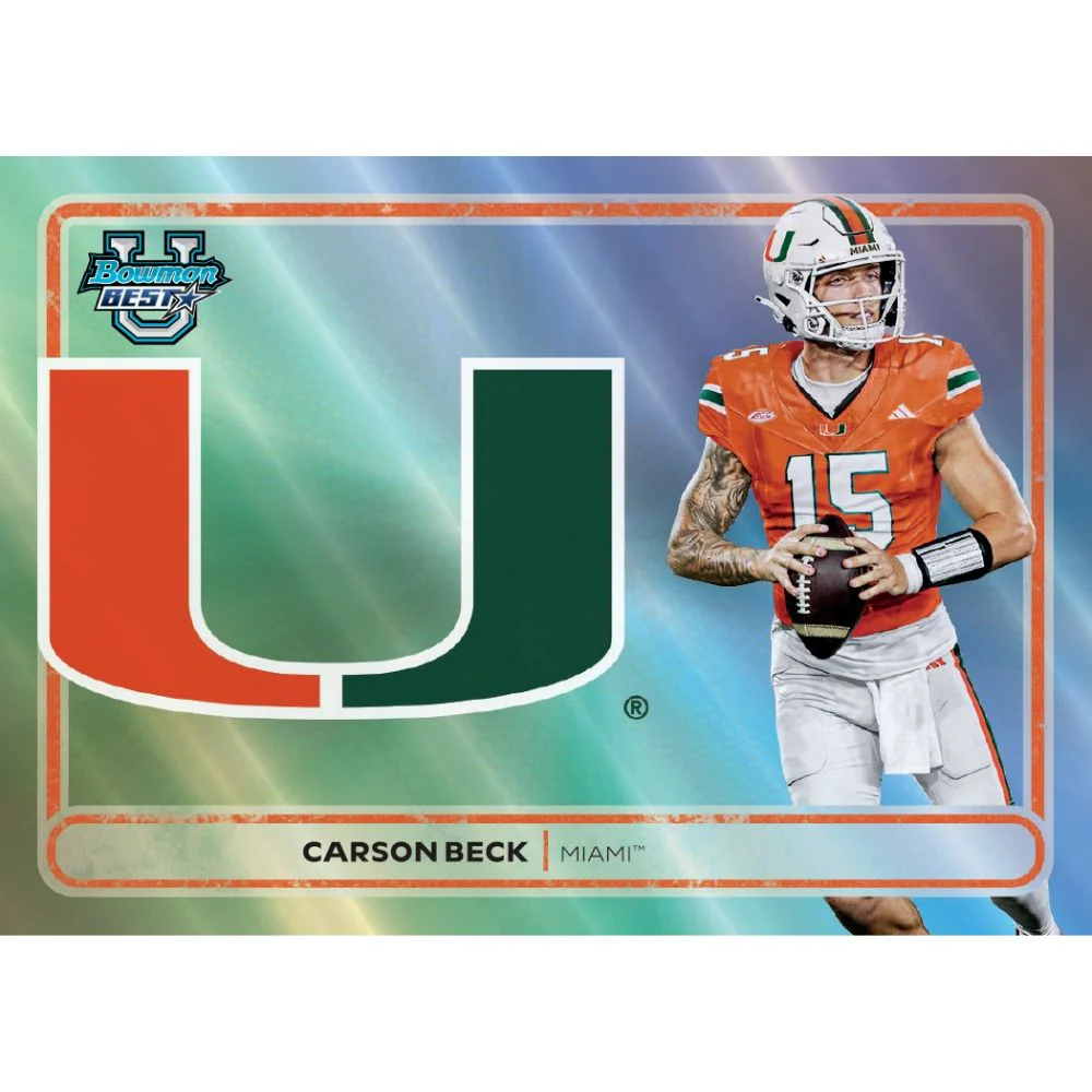 2025 Bowman's Best University Football Hobby Box - Image 8