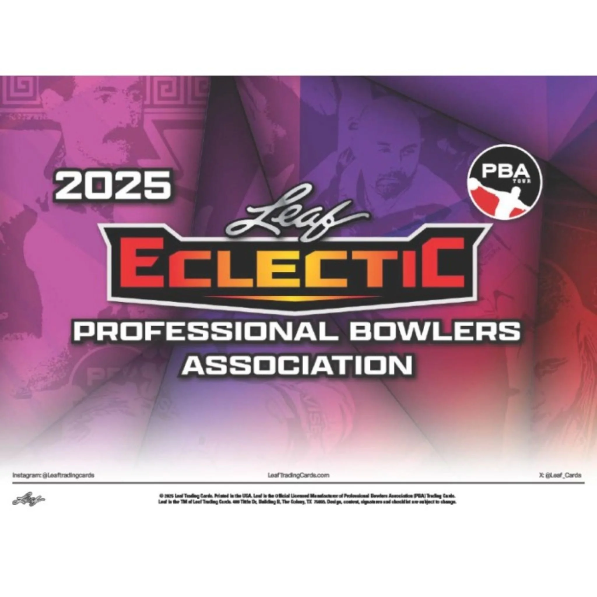 2025 Leaf Eclectic PBA Bowling Hobby Box