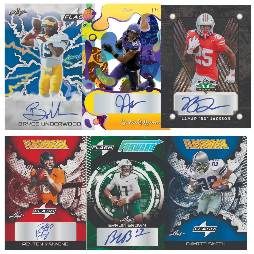 2025 Leaf Eclectic Signature Series Football Hobby Box - Image 2