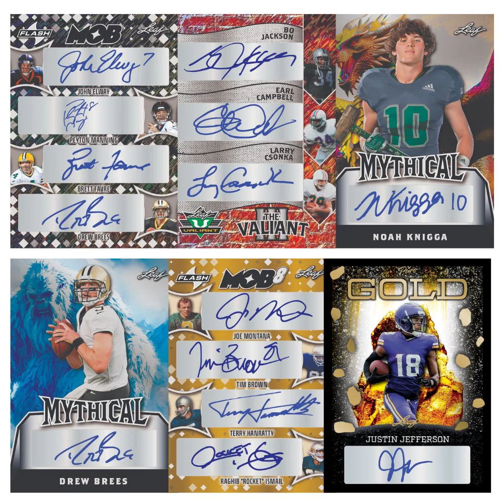 2025 Leaf Eclectic Signature Series Football Hobby Box - Image 3