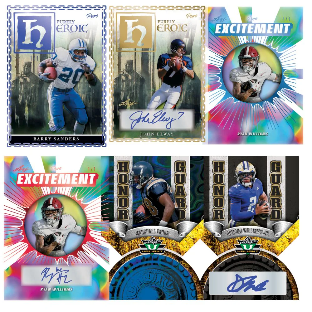 2025 Leaf Eclectic Signature Series Football Hobby Box - Image 5