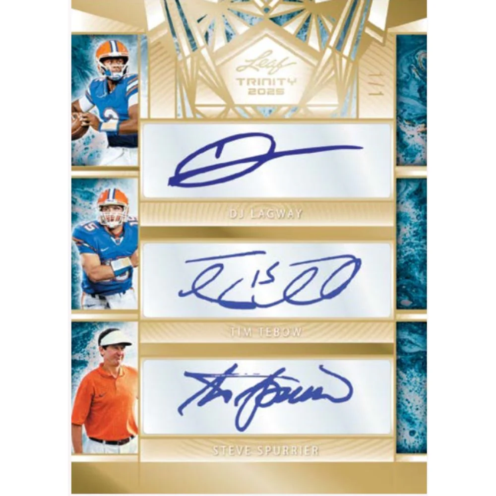 2025 Leaf Trinity Football Hobby Box - Image 8