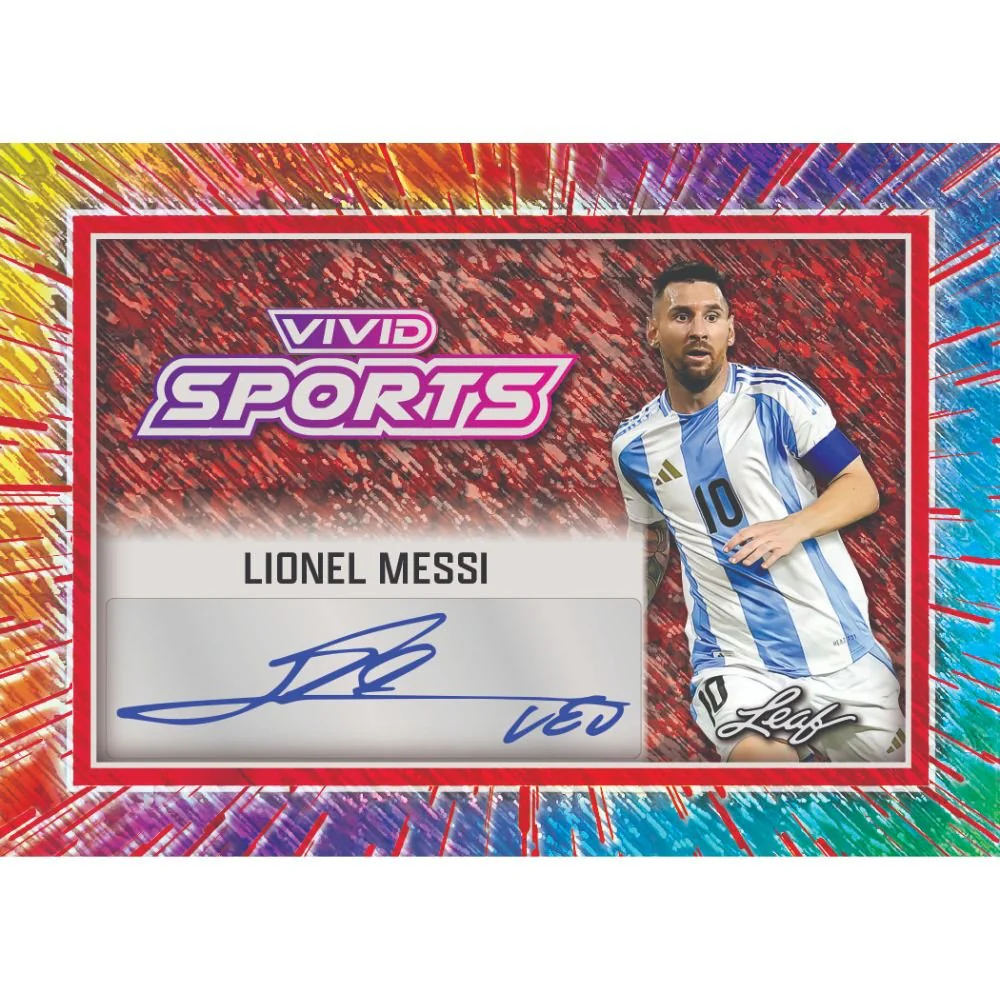 2025 Leaf Vivid Football Hobby Box - Image 4