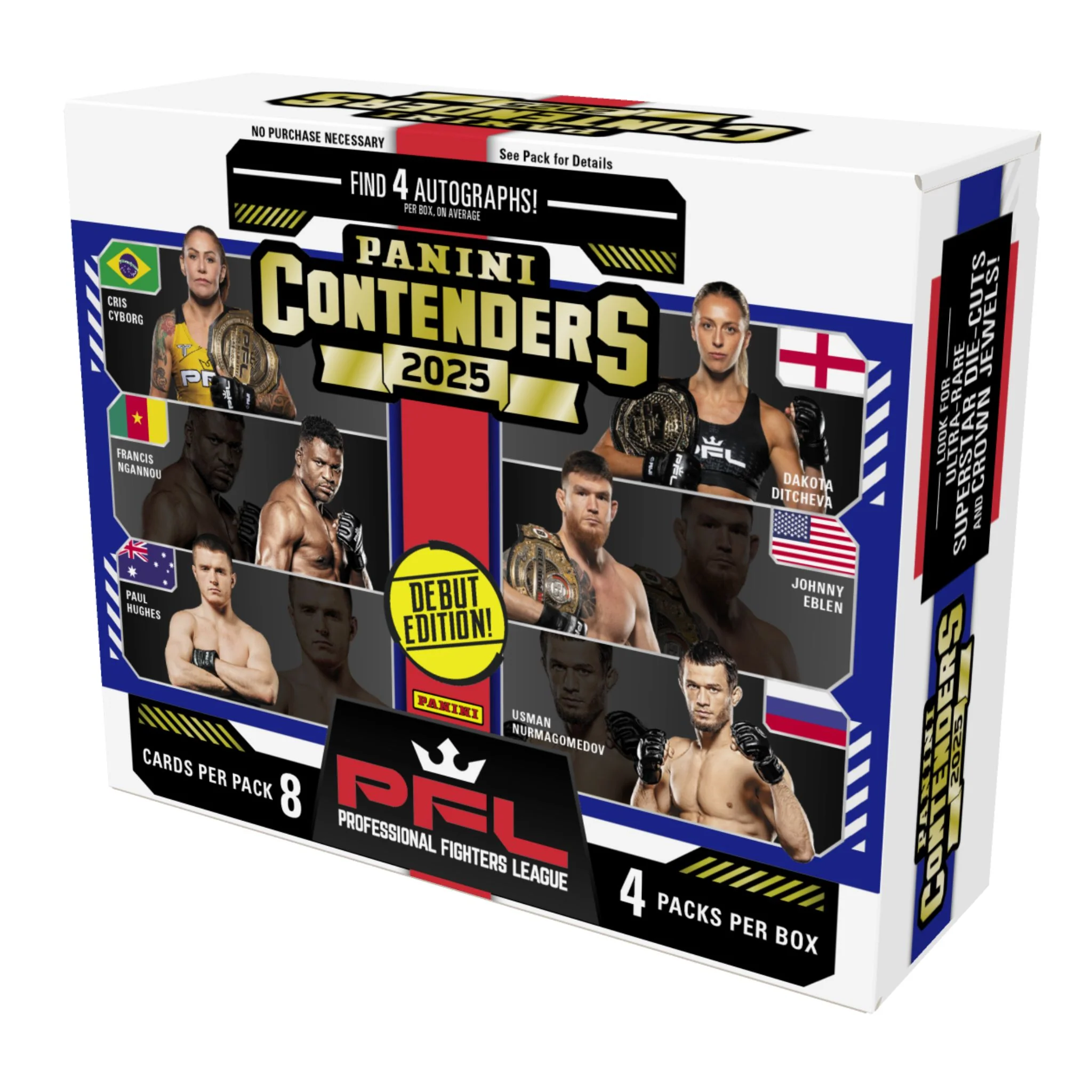 2025 Panini Contenders PFL Hobby Box