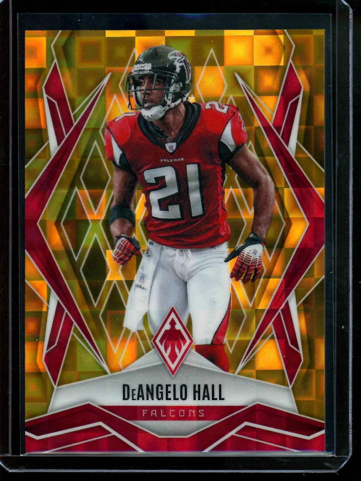 2025 Panini Phoenix DeAngelo Hall Gold Pandora /10 Falcons