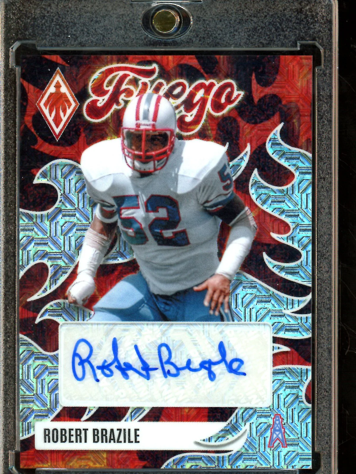 2025 Panini Phoenix Robert Brazile Fuego Autograph /15 Oilers